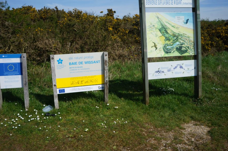 Site naturel protégé de la Motte du Bourg dans le Parc naturel régional des Caps et Marais d’Opale, à Tardinghen