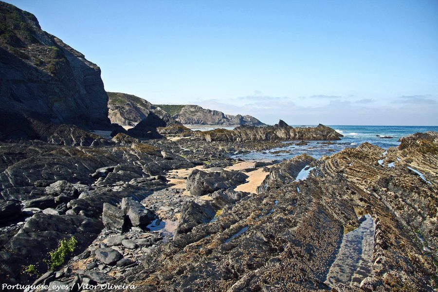 Praia de Vale dos Homens on the Portuguese Atlantic coast