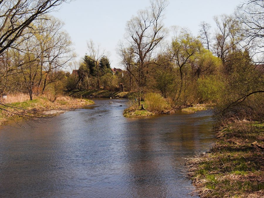 Confluence of the Oder and Sieber near Hattorf am Harz