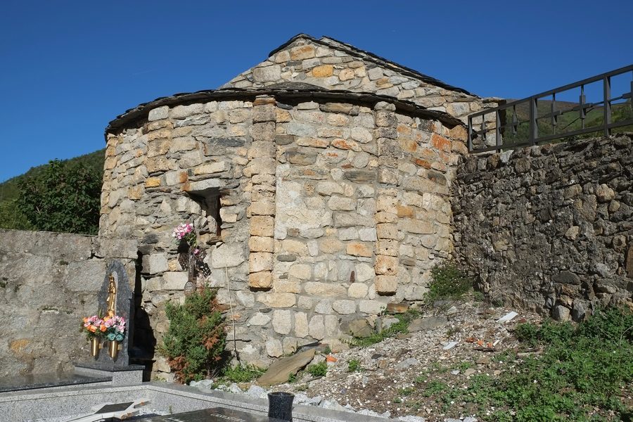 Church in Aneto, a village belonging to Montanuy in the province of Huesca in Aragon