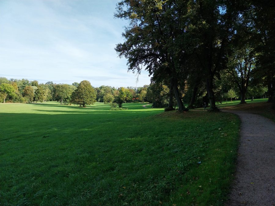 Historic Tiefurt Palace Park near Weimar