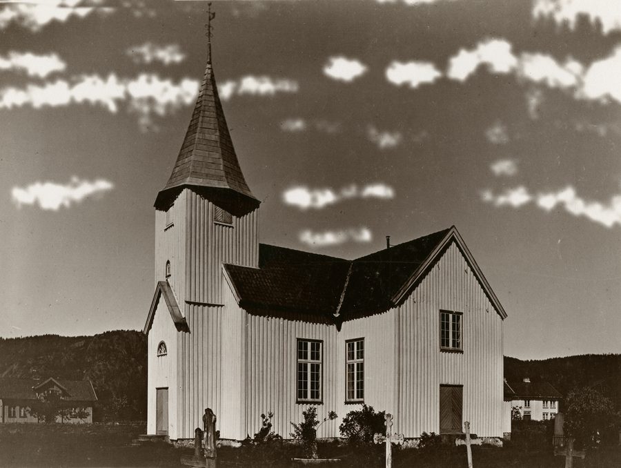 Church of Øyslebø in Vest-Agder