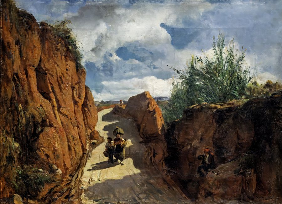 File:(Barcelona) The Path to Granollers by Ramon Martí i Alsina in MNAC.jpg