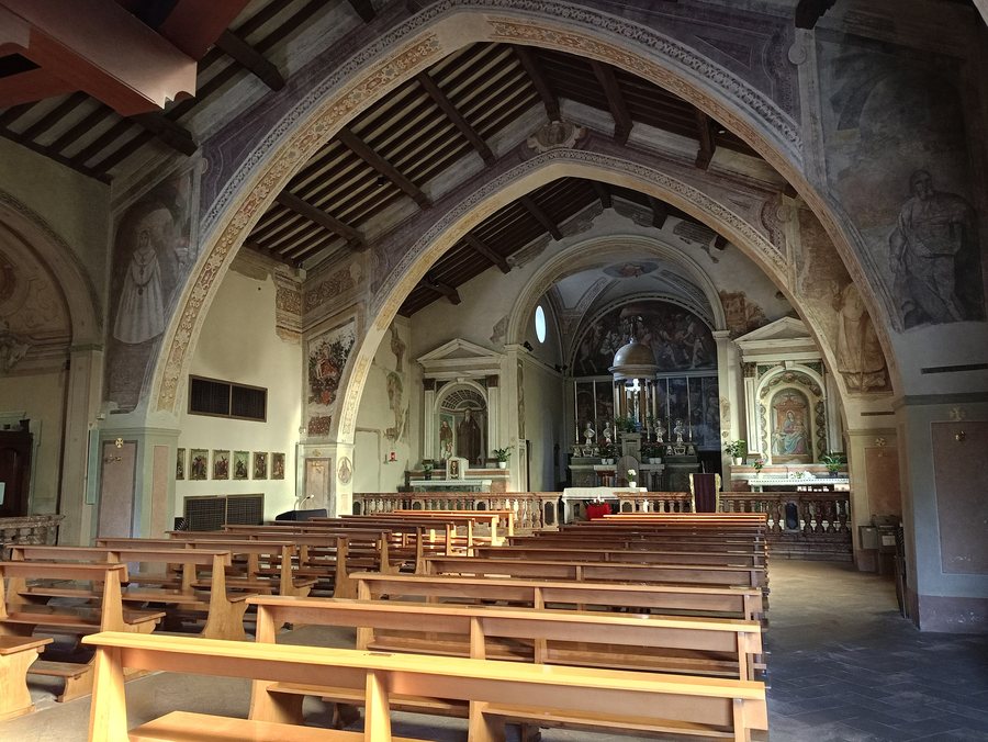 File:1760 - Interno di Sant'Ambrogio - Trezzano sul Naviglio - Foto Giovanni Dall'Orto - 26 Novembre 2025.jpg