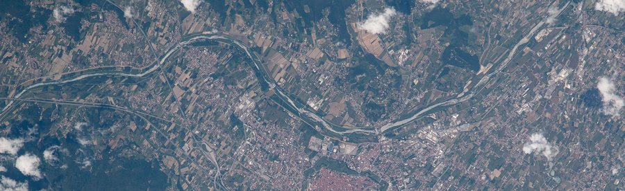 File:ISS065-E-93398 - View of Italy - river Serchio - town Lucca - Nozzano Castello - Montuolo - Nave - Monte San Quirico (cropped).jpg