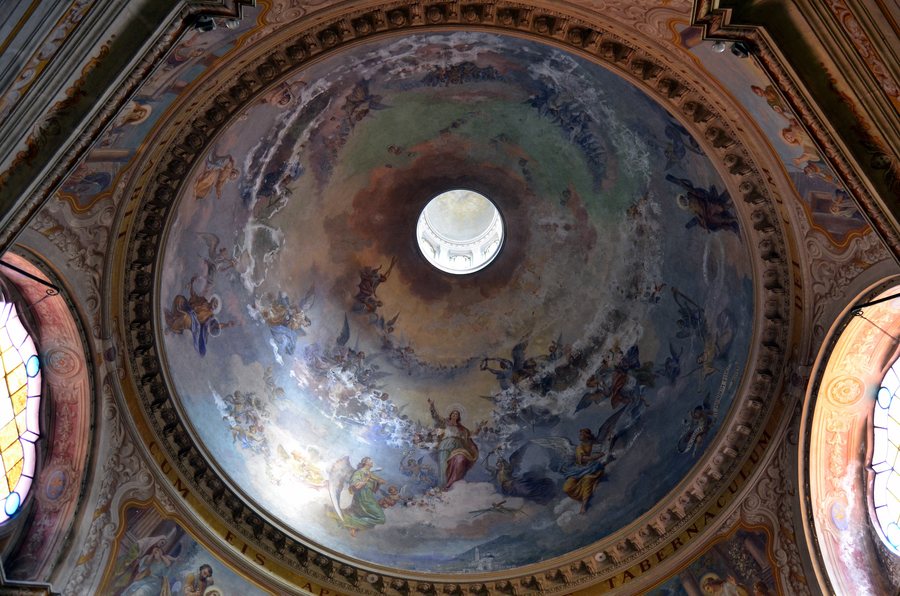 File:Santa Vittoria di Libiola (Sestri Levante)-chiesa santa vittoria-interno cupola 2021.jpg