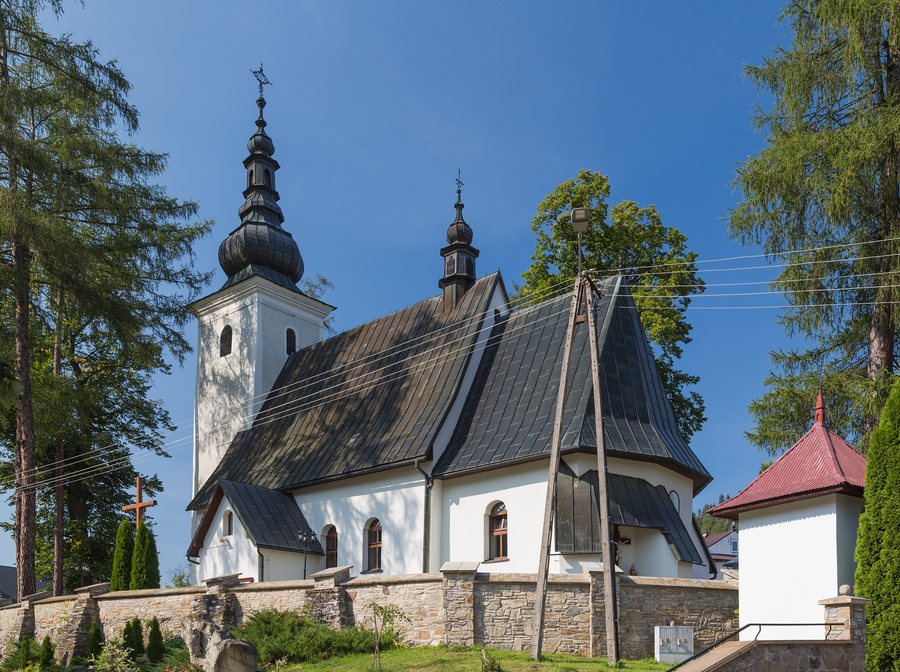 Saint Quirinus church in Łapsze Niżne