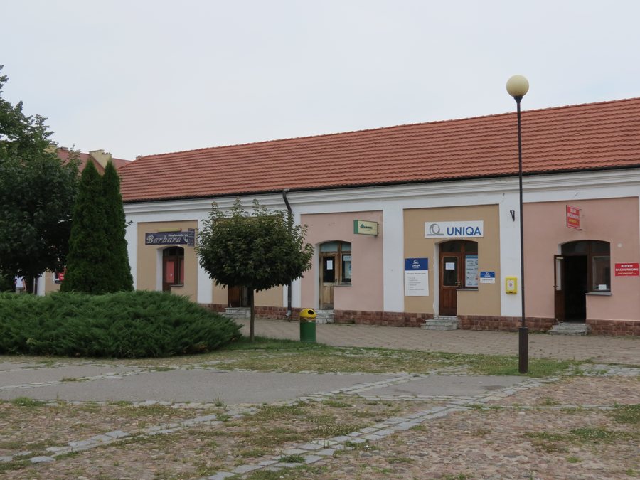 Włodawa, Czworobok, fragment elewacji południowej