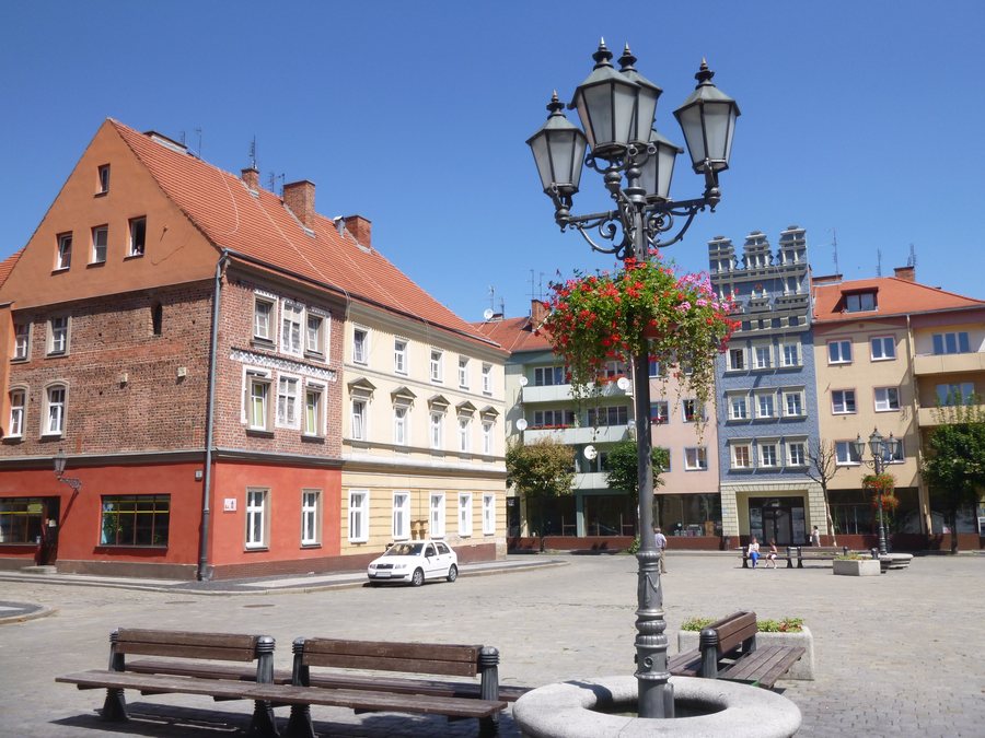 Market Square and Town Hall in Brzeg