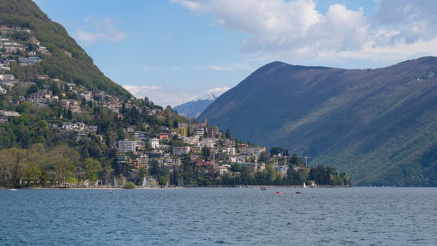 Village of Castagnola, Switzerland