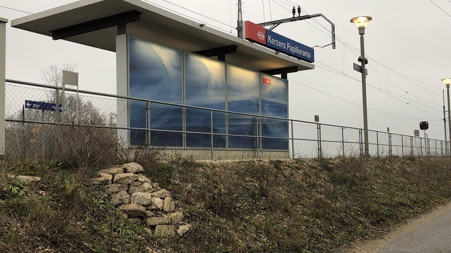 Kerzers Papiliorama railway station