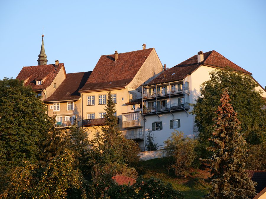 Häusergruppe nördliche Stadtmauer Bischofszell