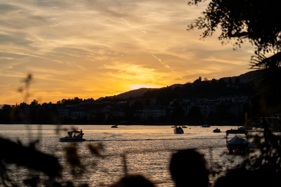 File:Sunset at 2026 Montreux Jazz Festival.jpg