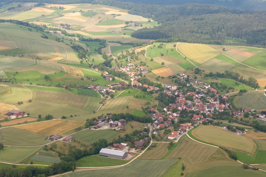 Aerial view of Beggingen