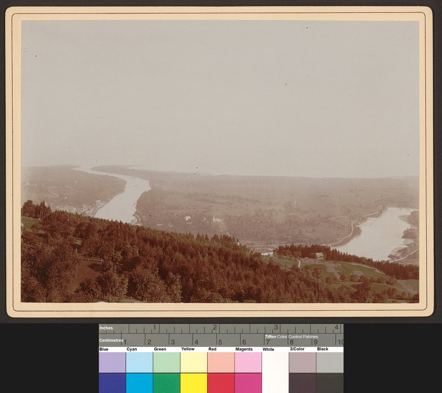 Ausblick von Walzenhausen auf Rhein und Bodensee