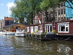 Boats in Amsterdam