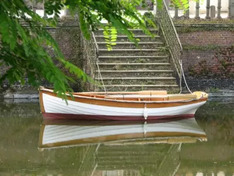 Canoeing on calm water