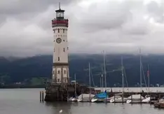 Lighthouse on Lake Constance